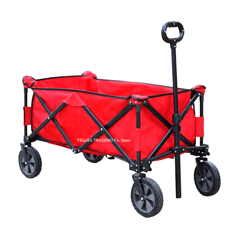 Folding Wagon with 17cm Solid  - Outdoor Camping Shop recensione e prezzo