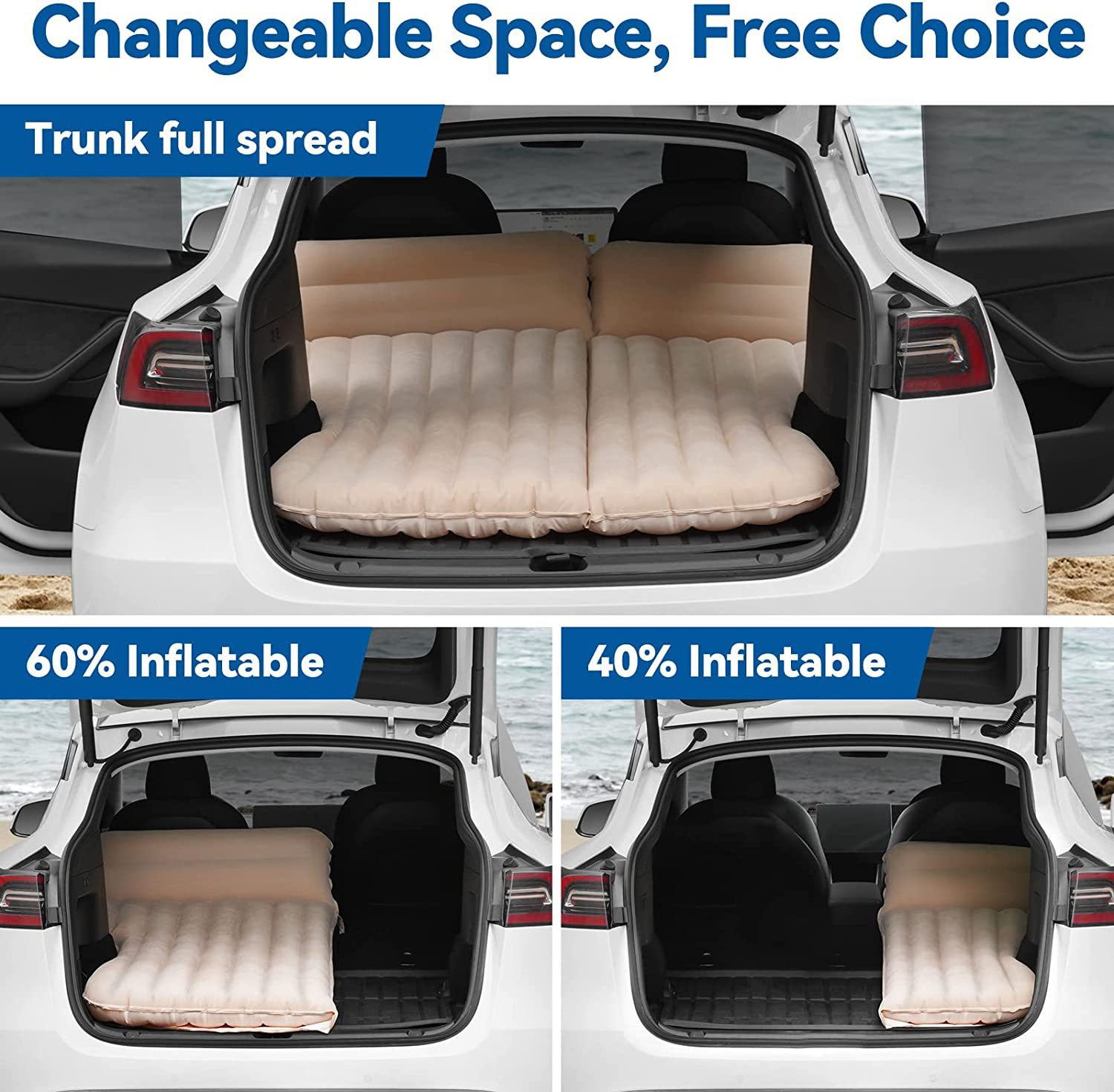 Car Inflatable Bed For Tesla M - Outdoor Y Camping recensione e prezzo
