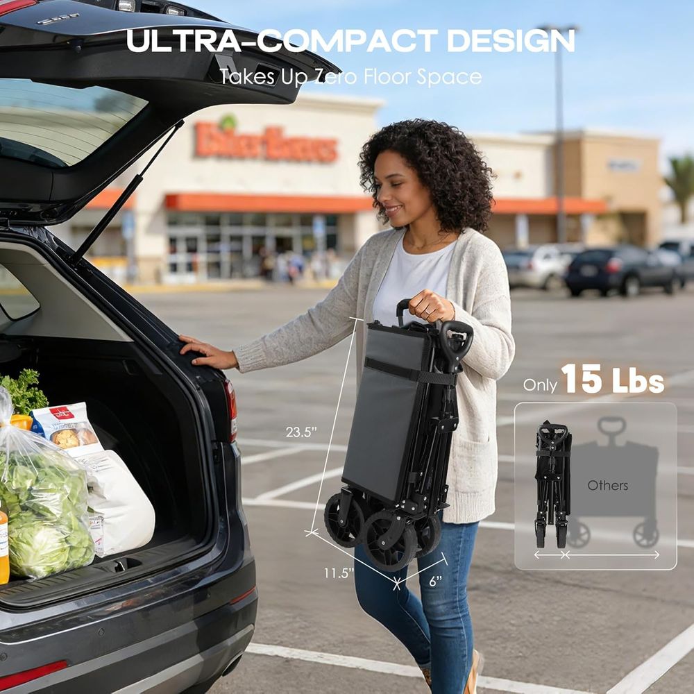Large Collapsible Utility Wago - Outdoor Camping Shop recensione e prezzo
