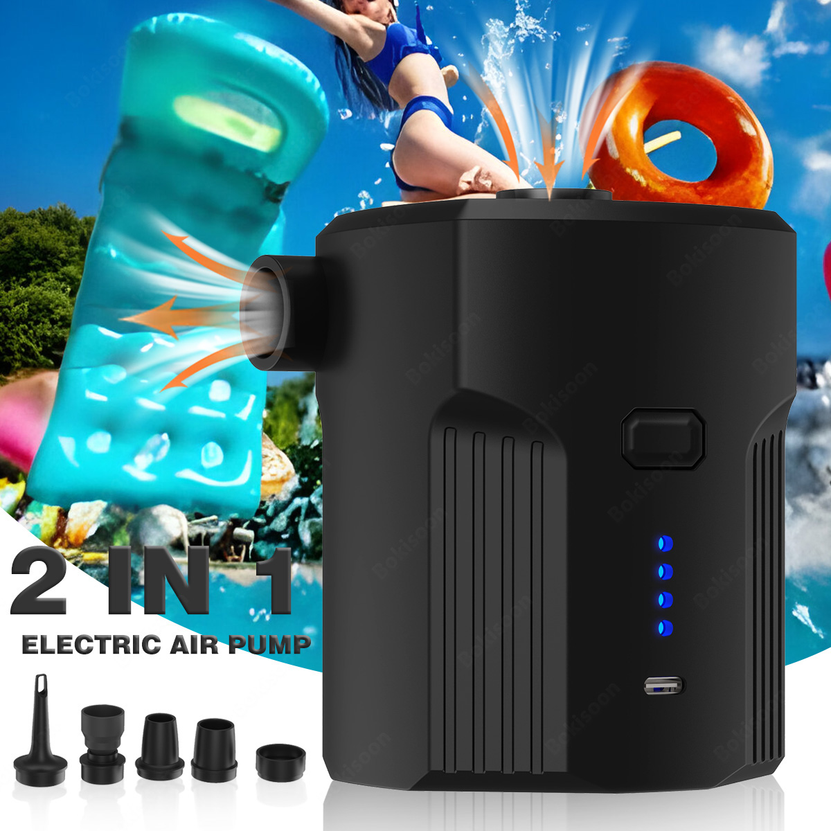 Portable Electric Air Pump for - Outdoor Camping Carpet recensione e prezzo