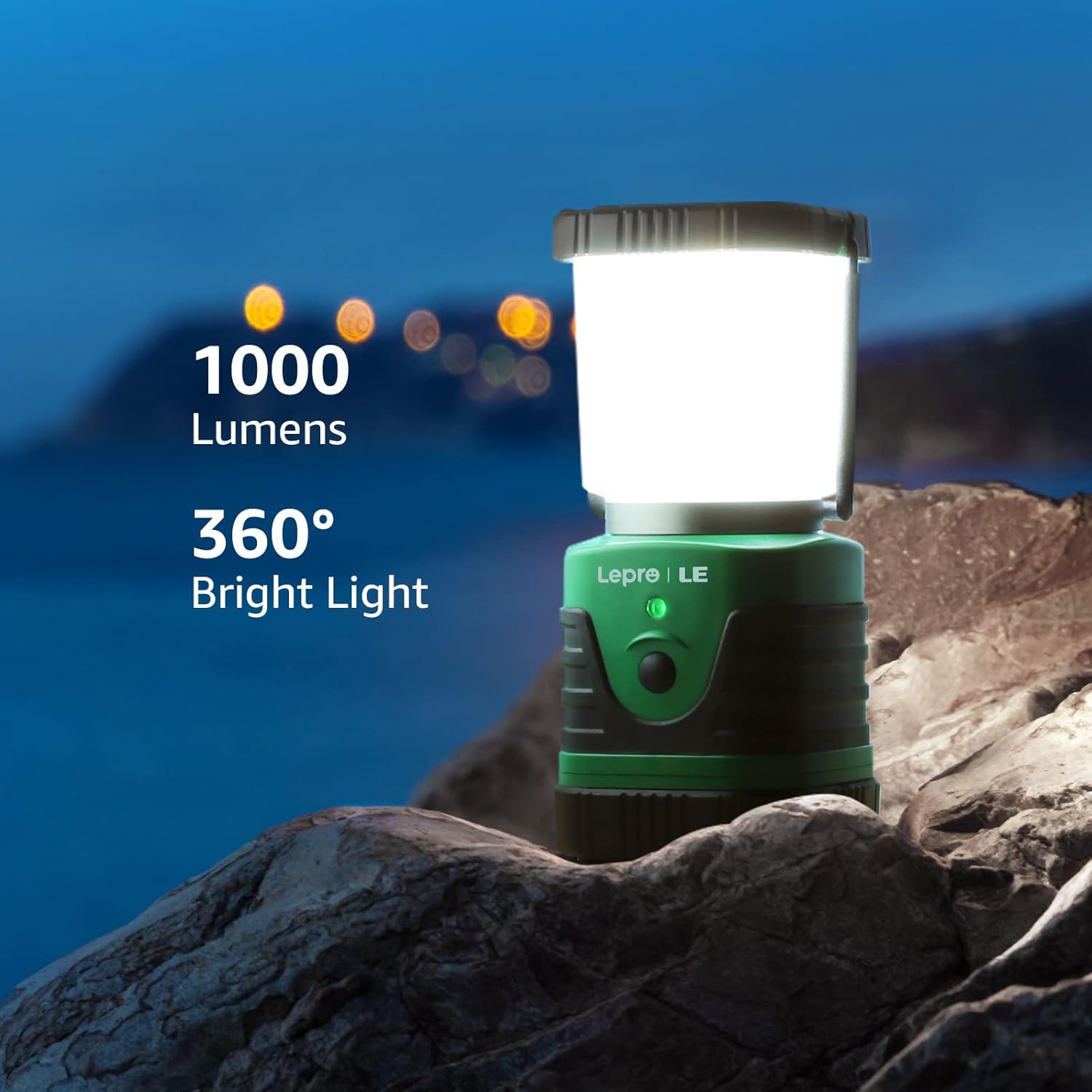 1000LM Rechargeable LED Campin - Camping Lantern recensione e prezzo
