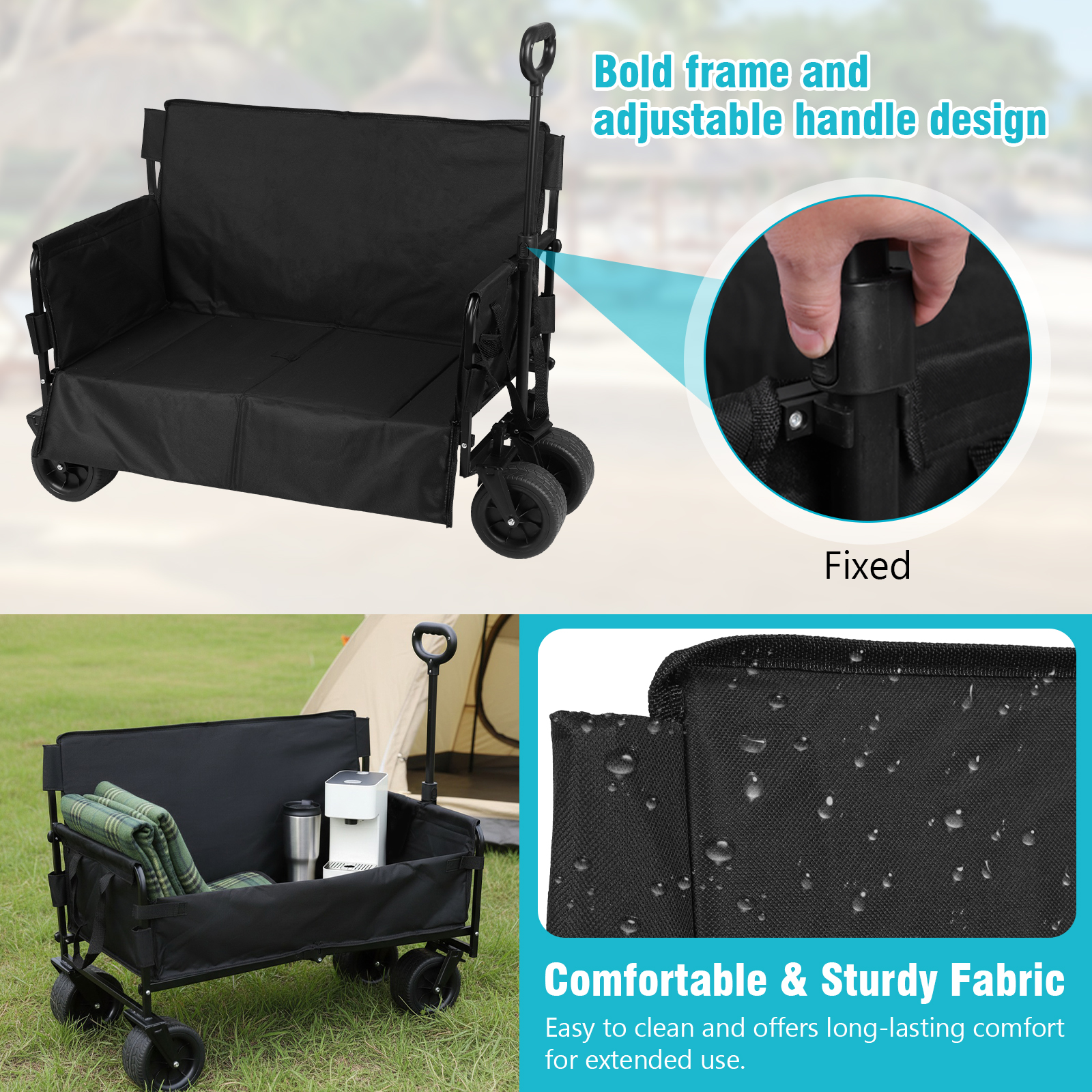 Large Capacity Collapsible Wag - Outdoor Camping Shop recensione e prezzo