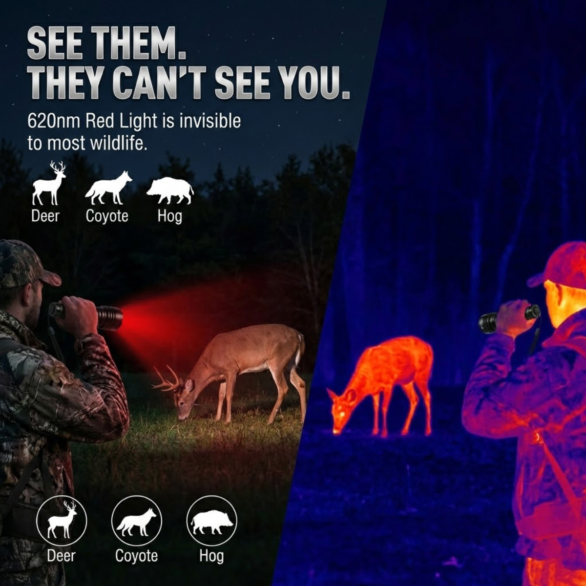 UltraFire R-C8 Red Light Hunti - Outdoor Camping Glamping Share recensione e prezzo
