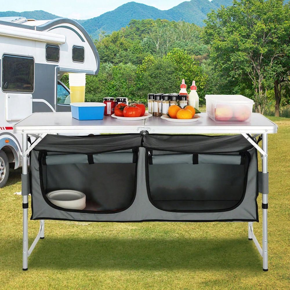 Kitchen Table, Quick SetUp Fol - Outdoor Camping Kitchen Setup recensione e prezzo