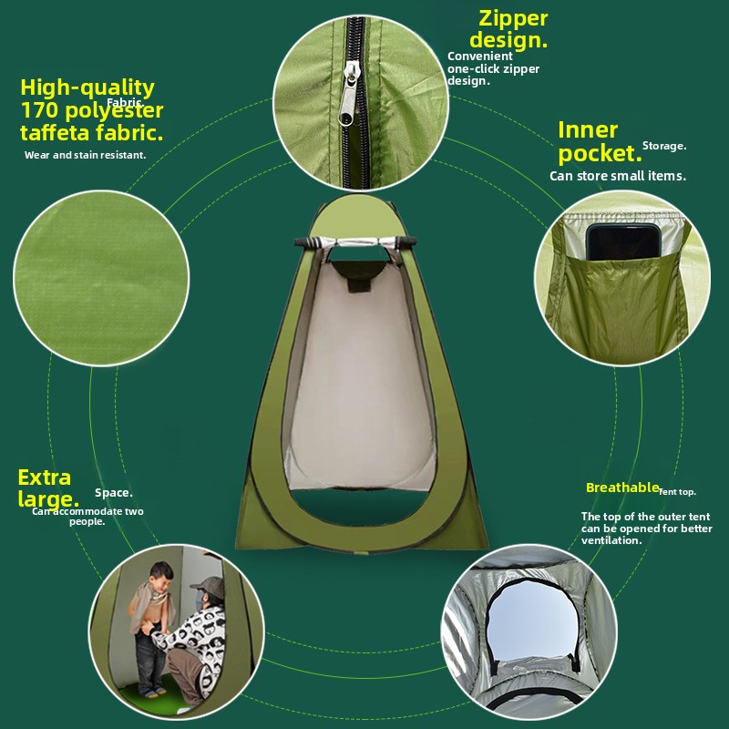 Tent Outdoor Four-season Unive - Outdoor Camping Toilet Tent recensione e prezzo
