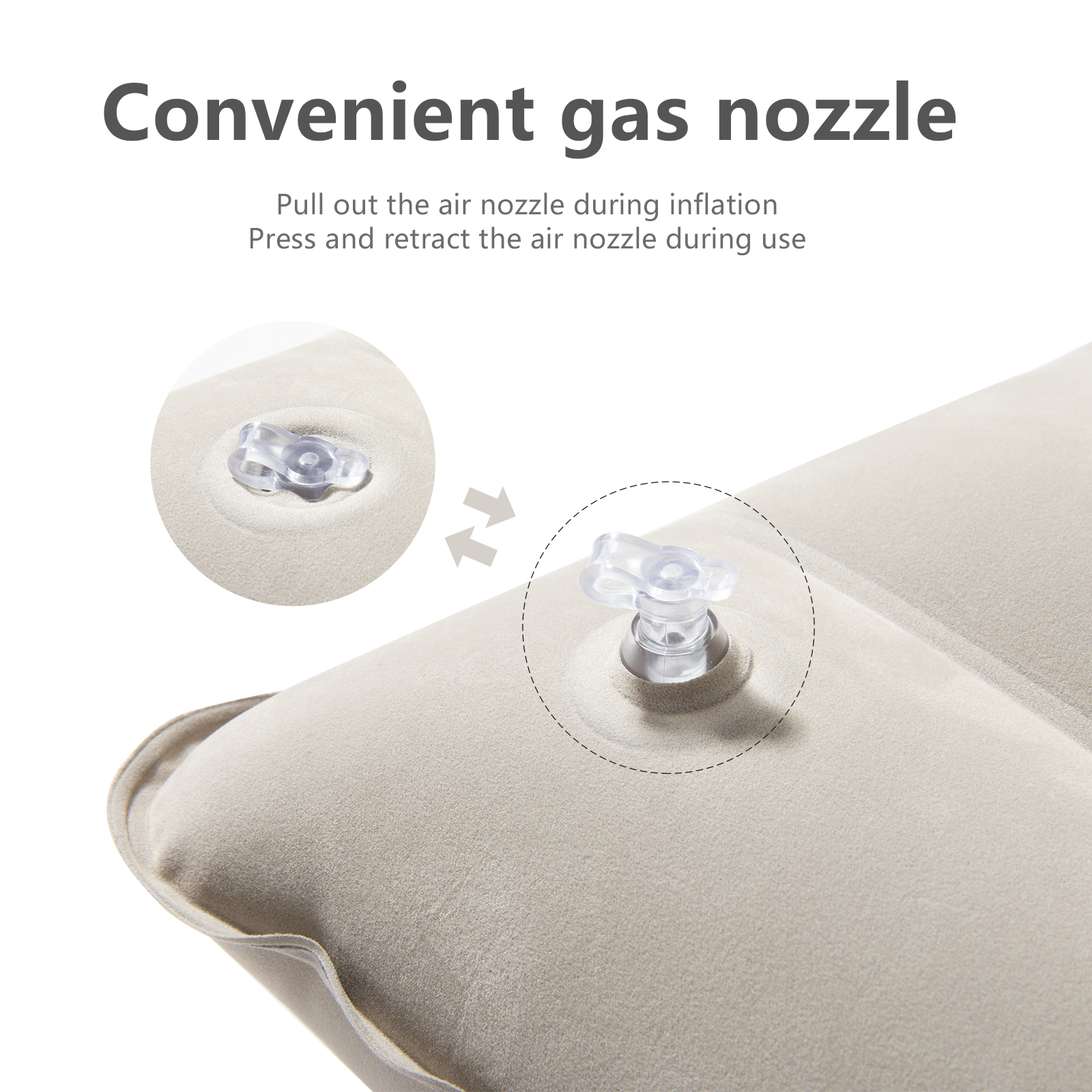 BISINNA Inflatable Pillow,Port - Outdoor Camping Carpet recensione e prezzo