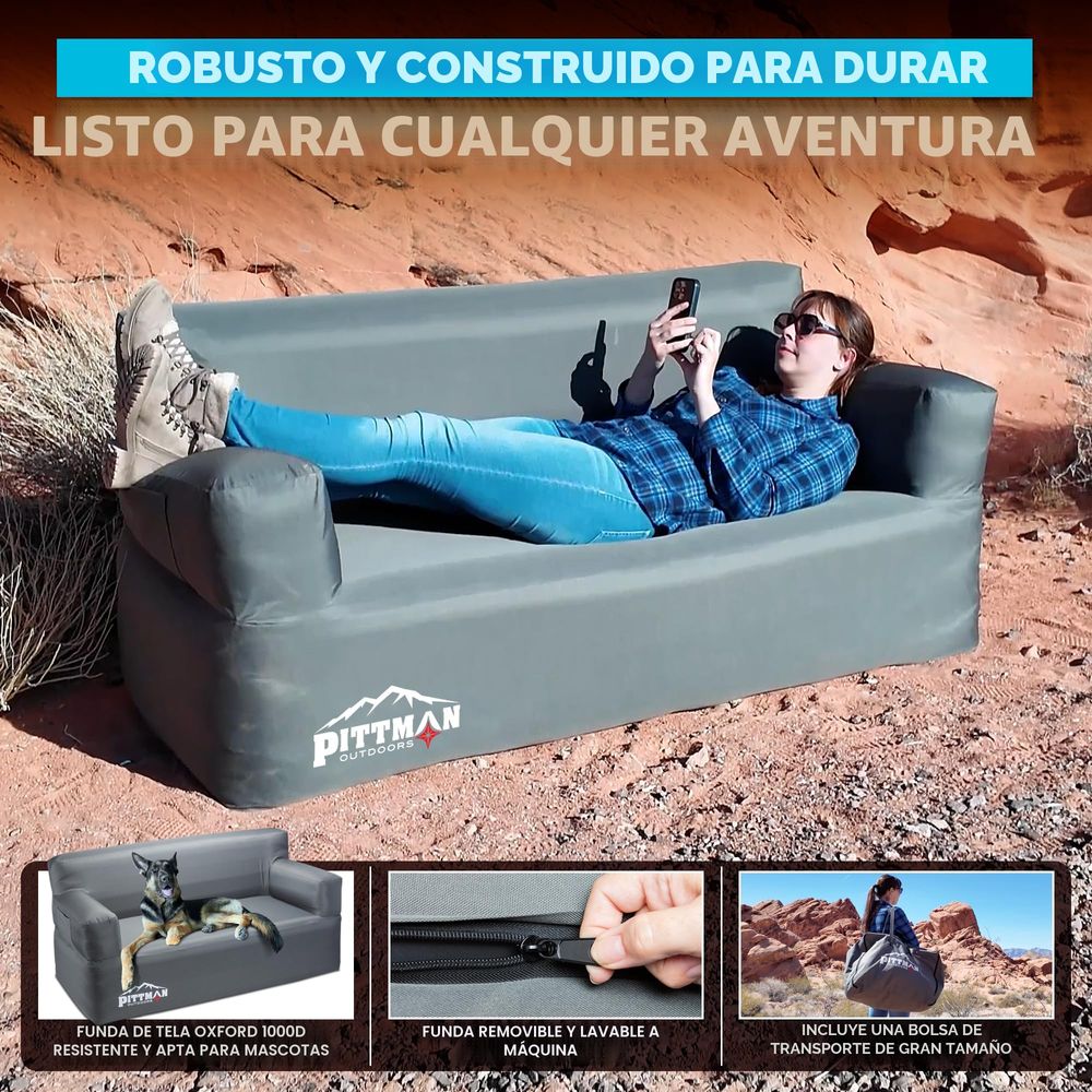 Inflatable sofa with integrate - Camping Outdoor Or Indoor recensione e prezzo