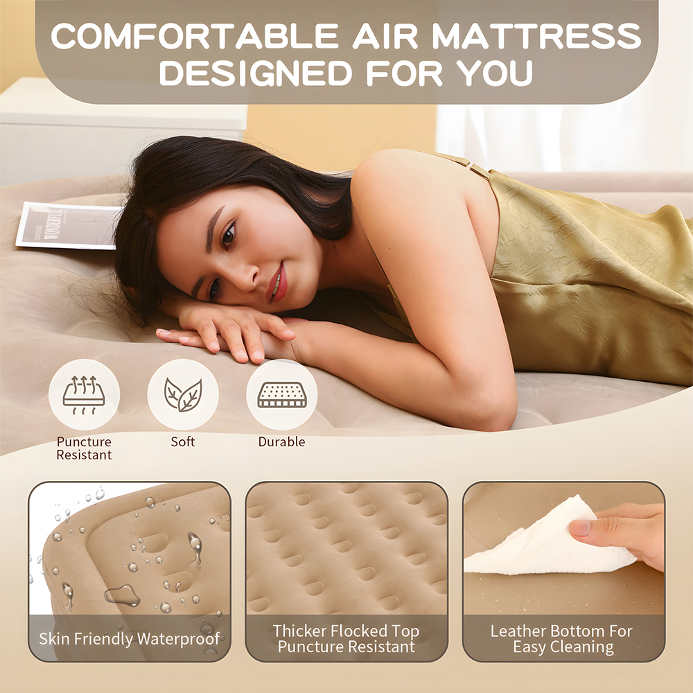 Air Mattress Built-in Pump Sel - Camping Outdoor Or Indoor recensione e prezzo