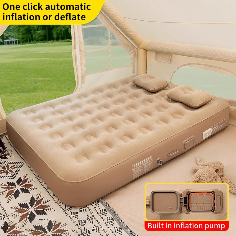 New Air Mattress Built-in Pump - Camping Outdoor Or Indoor recensione e prezzo