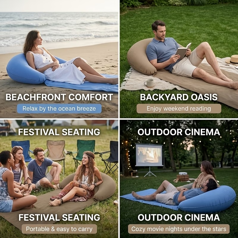 Outdoor Non-Sticky Beach Mat w - Outdoor Camping Carpet recensione e prezzo