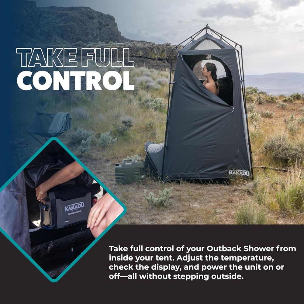 Portable Outdoor Shower Tent w - Outdoor Camping Toilet Tent recensione e prezzo
