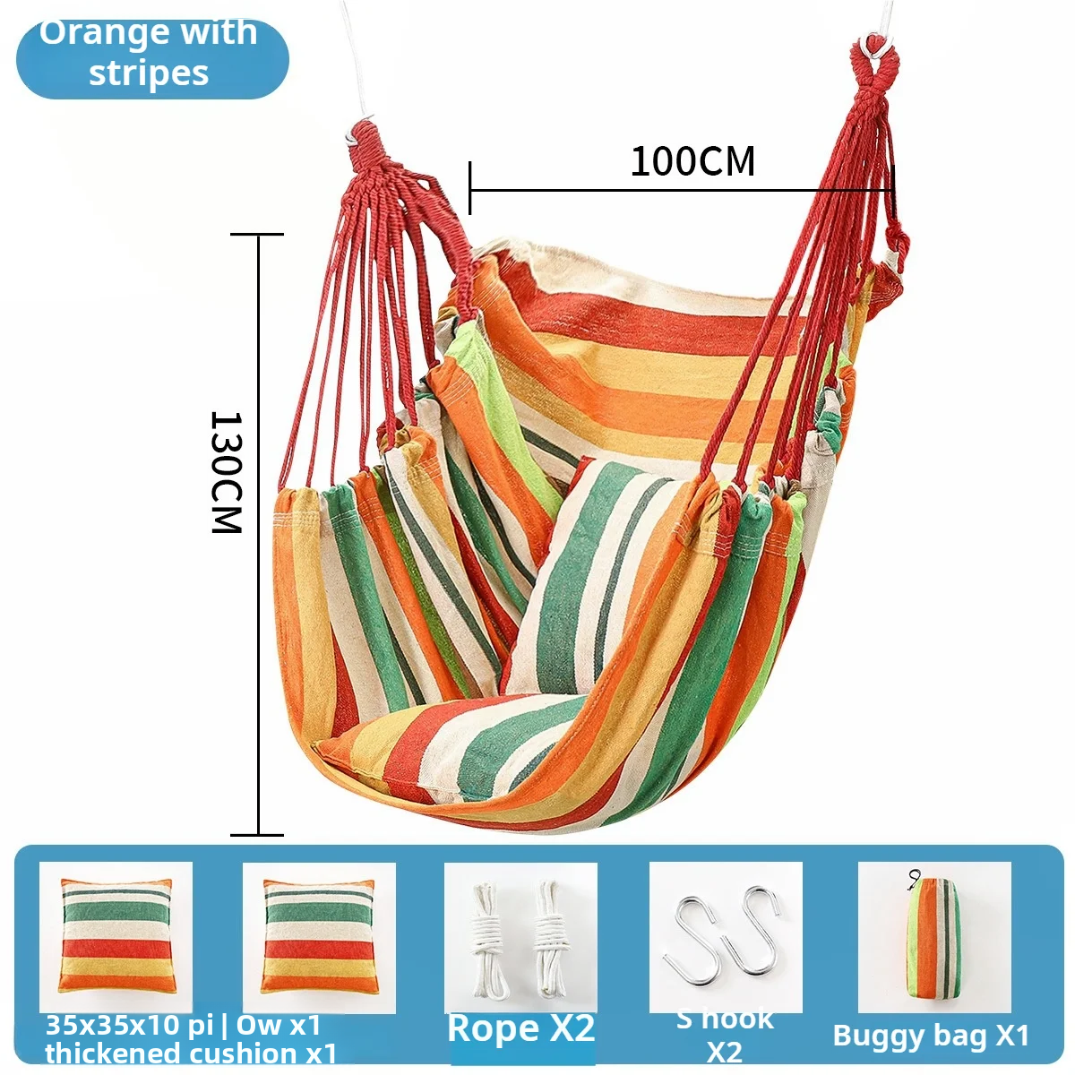 Hammock Chair Hanging Swing Se - Camping Outdoor Or Indoor recensione e prezzo
