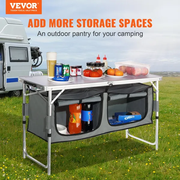 Camping Kitchen Table, Quick S - Outdoor Camping Kitchen Setup recensione e prezzo