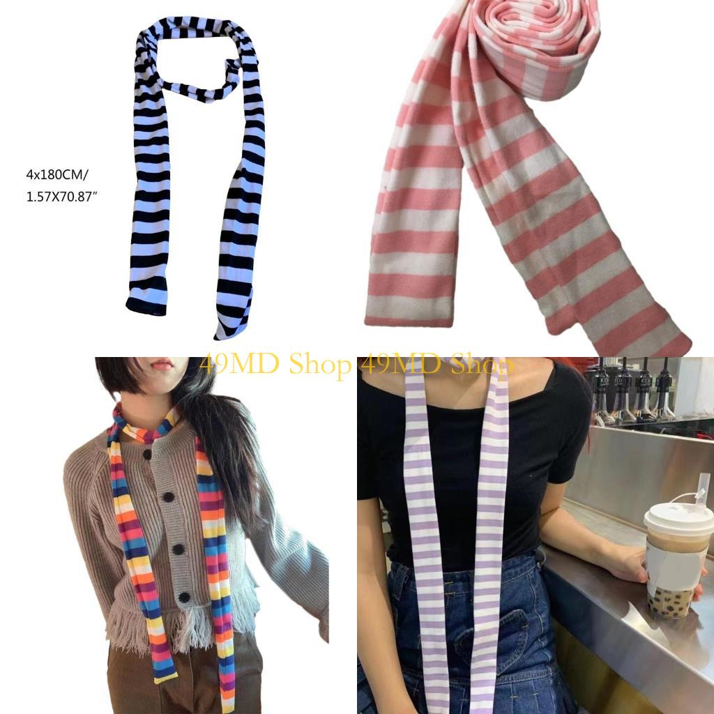 49MD Stripe Pattern Scarf for  - Outdoor Camping Shop recensione e prezzo