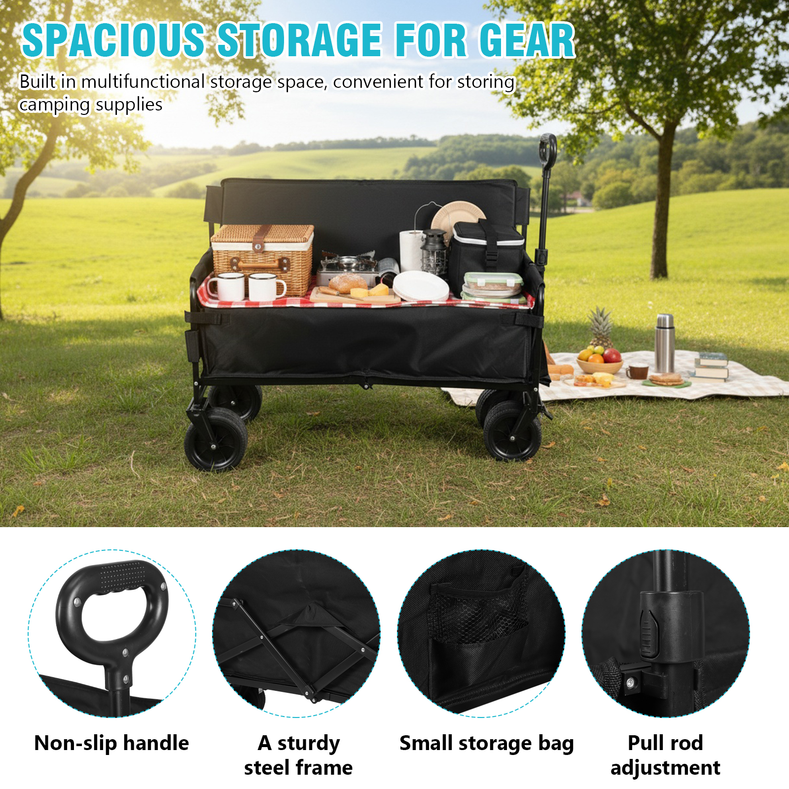 Large Capacity Collapsible Wag - Outdoor Camping Shop recensione e prezzo