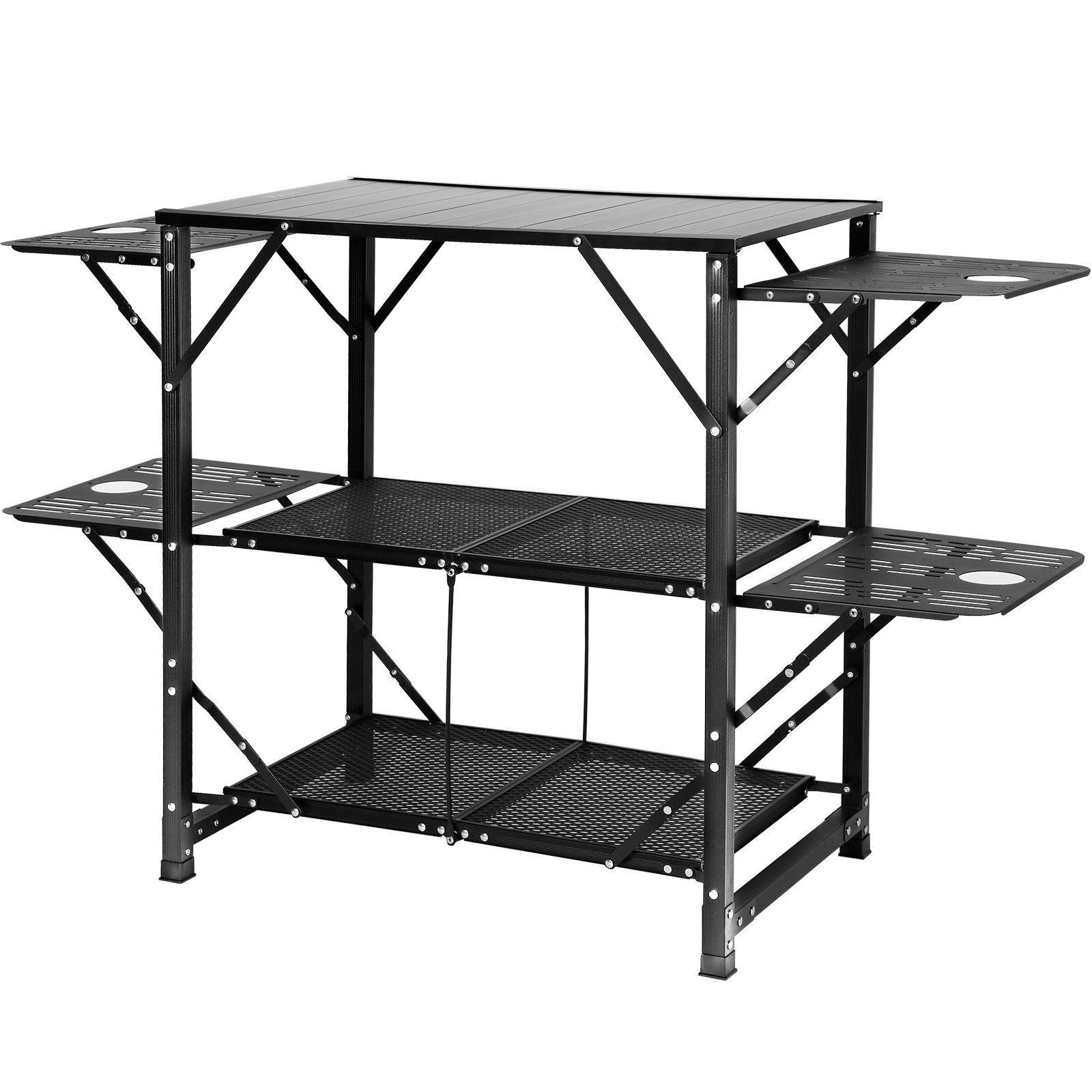 All-in-one 49.6in Aluminum Cam - Outdoor Camping Kitchen Setup recensione e prezzo