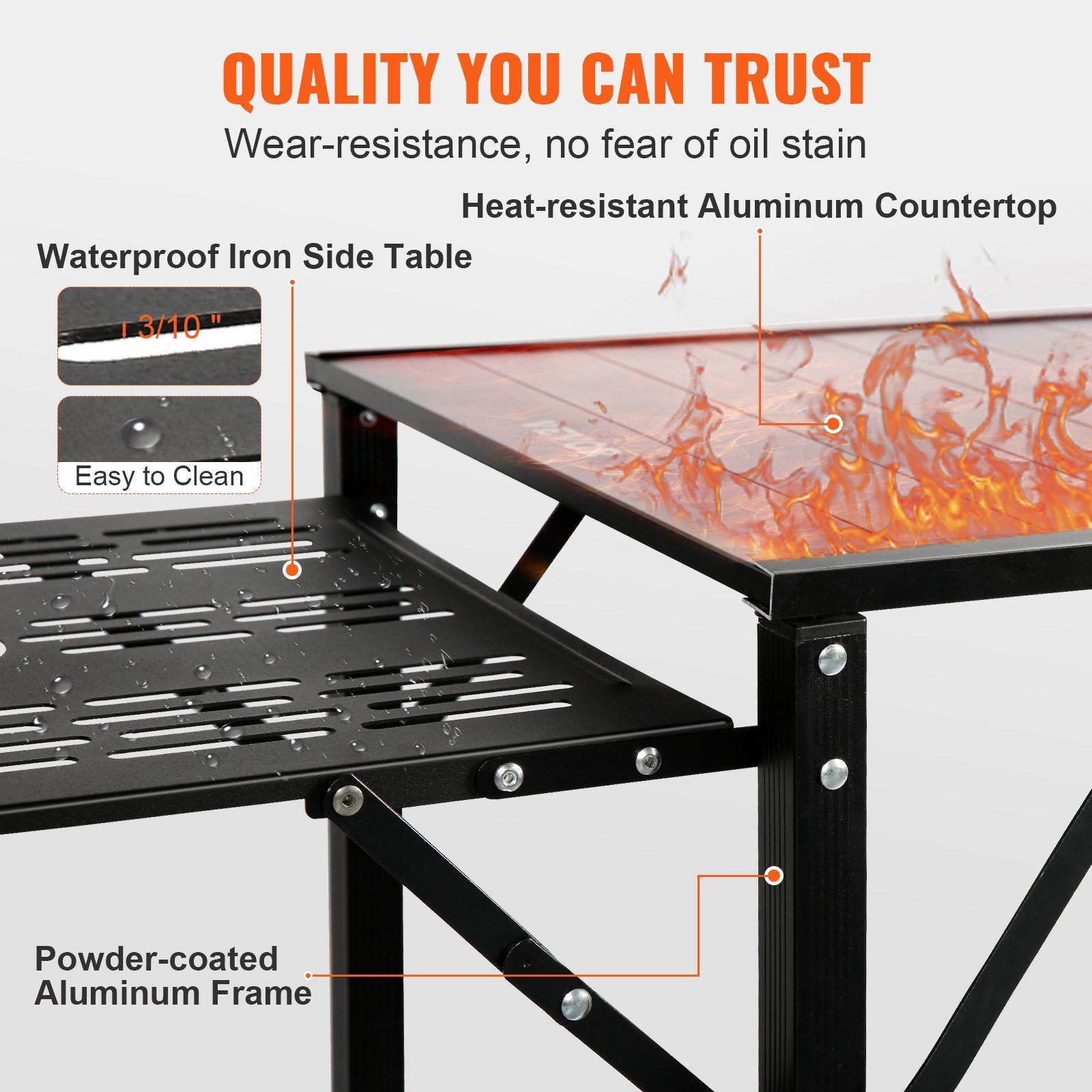 All-in-one 49.6in Aluminum Cam - Outdoor Camping Kitchen Setup recensione e prezzo