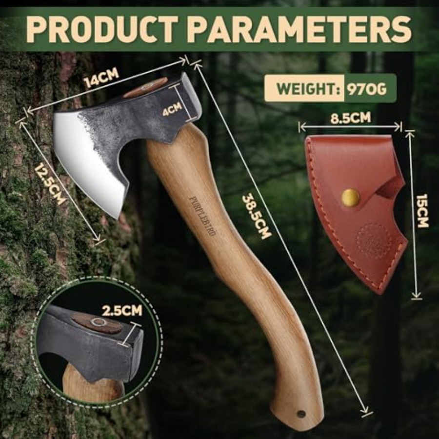 Hatchet Axe with Sheath for Ca - Camp Axe Hatchet recensione e prezzo