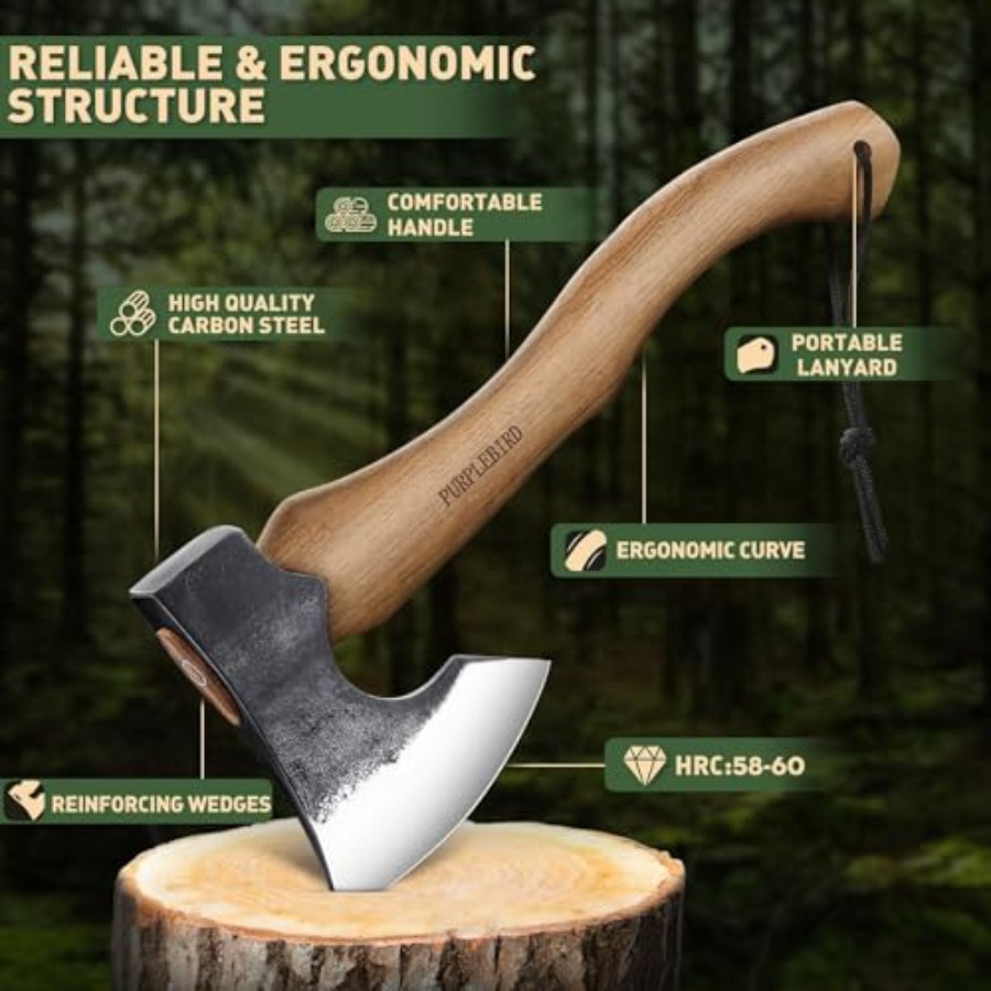 Hatchet Axe with Sheath for Ca - Camp Axe Hatchet recensione e prezzo