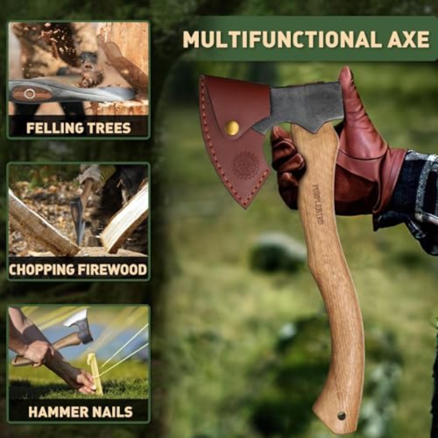 Hatchet Axe with Sheath for Ca - Camp Axe Hatchet recensione e prezzo