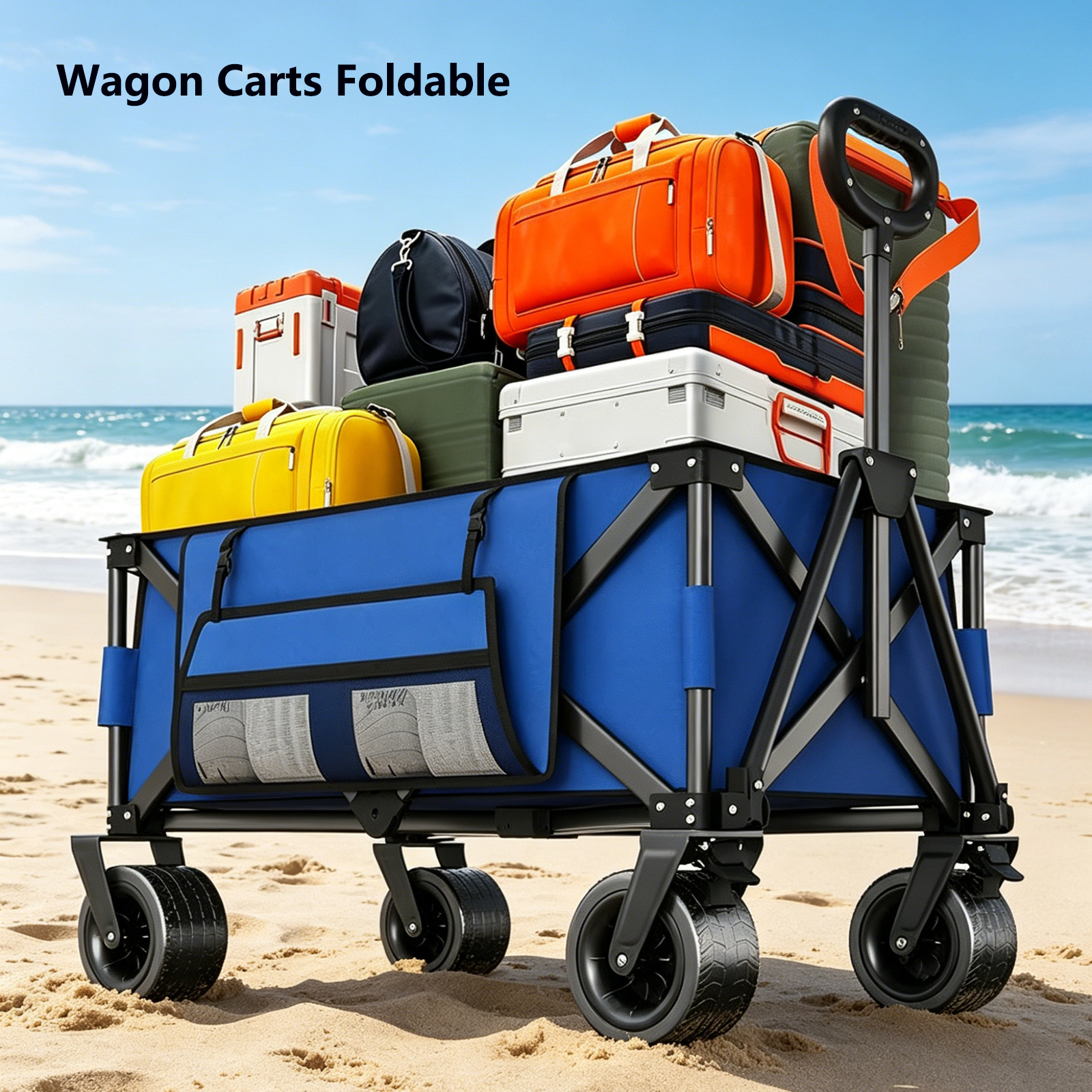 Outdoor Wagon Carts Foldable,  - Outdoor Camping Shop recensione e prezzo