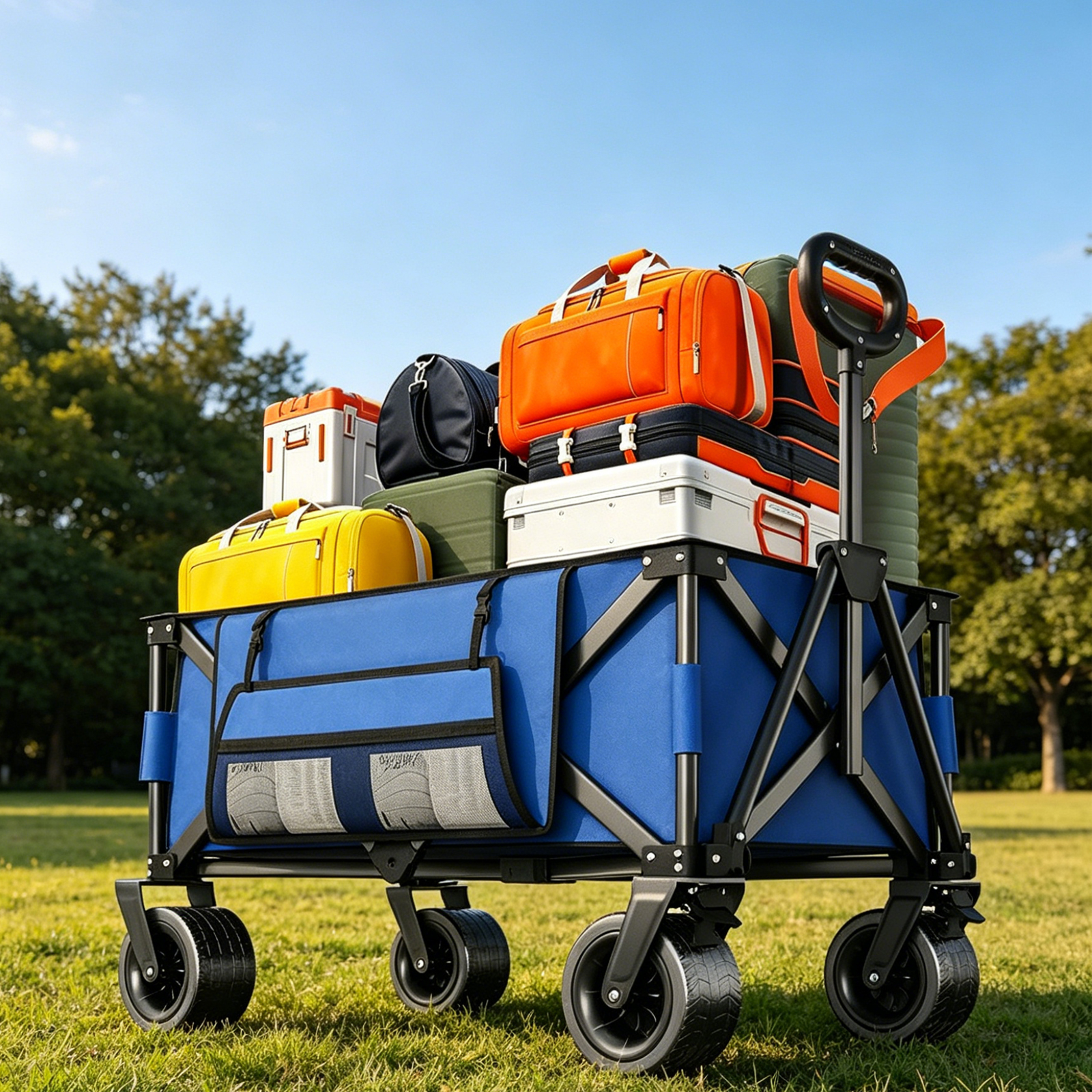 Outdoor Wagon Carts Foldable,  - Outdoor Camping Shop recensione e prezzo
