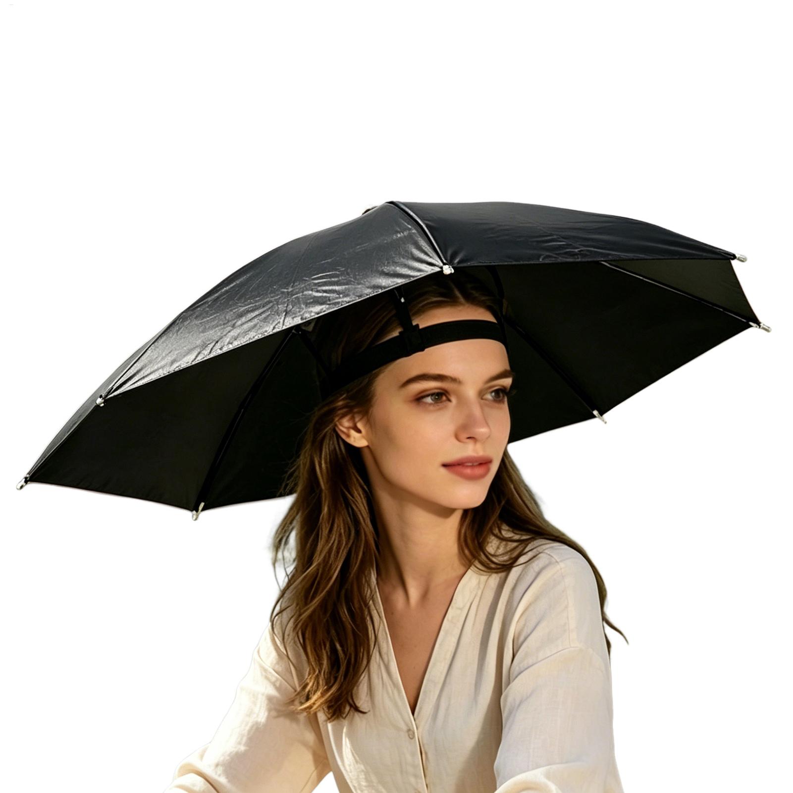 Folding Umbrella Hat Waterproo - Outdoor Camping Umbrella recensione e prezzo